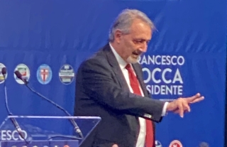 Il nuovo presidente della Regione Lazio, Francesco Rocca.