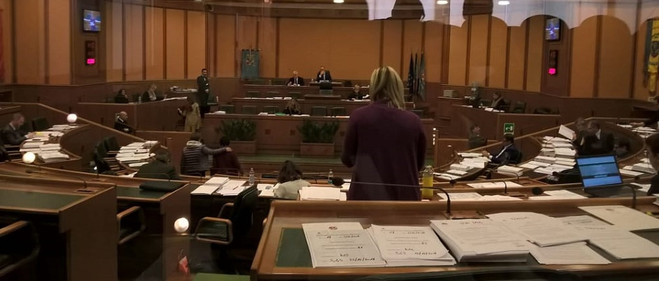Un momento della seduta.