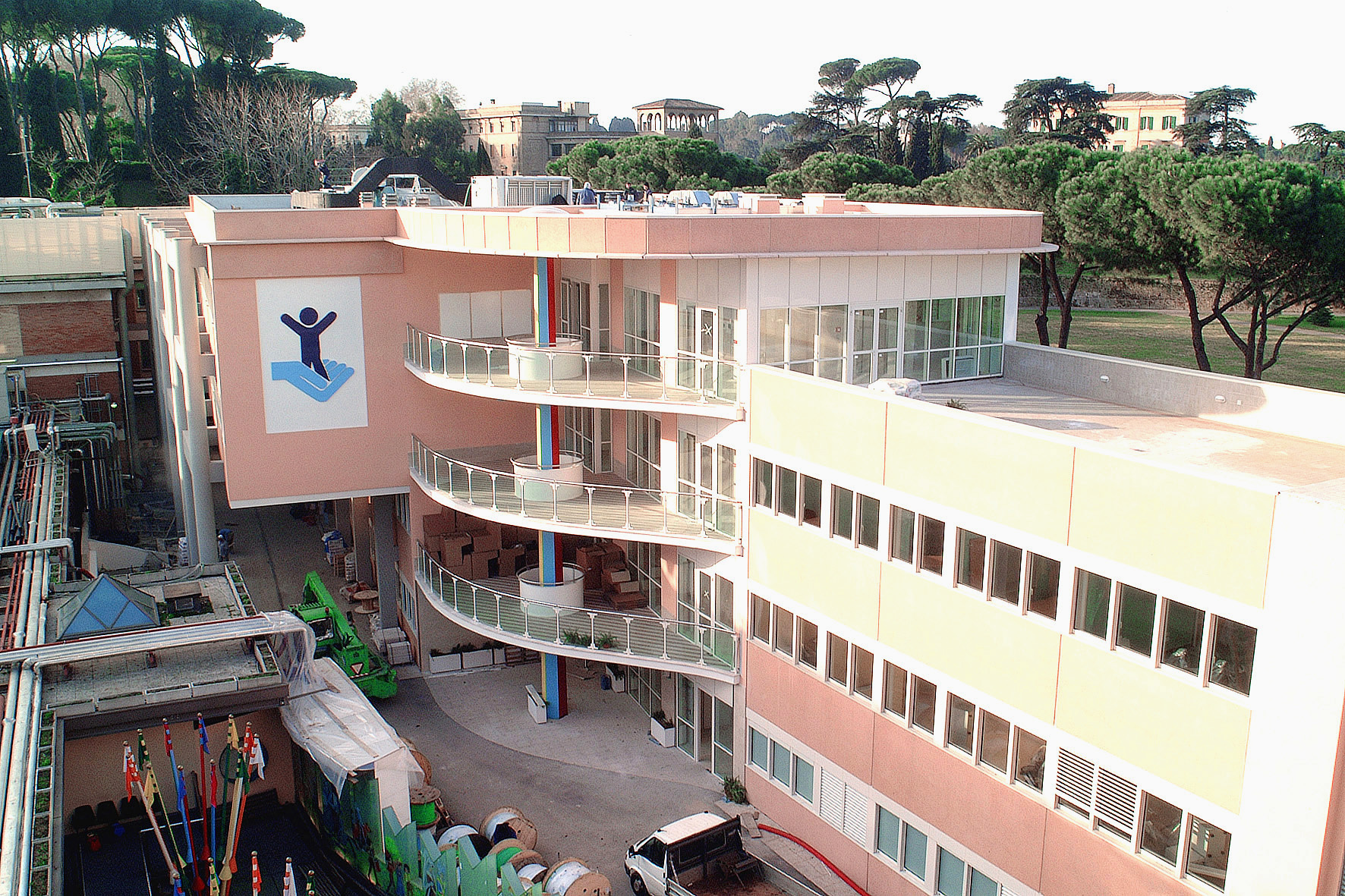 L'ospedale pediatrico "Bambin Gesù".