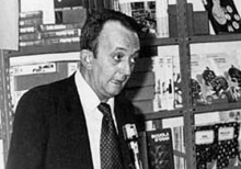 Una foto d'epoca di Tullio De Mauro dal suo sito personale