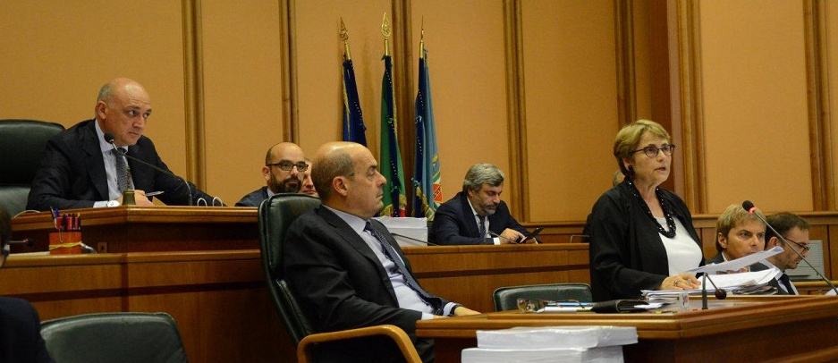 L'Aula nella seduta di oggi (foto di Bruno Ponzani).