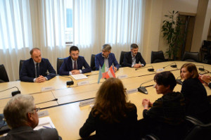 Un momento dell'incontro in Consiglio regionale