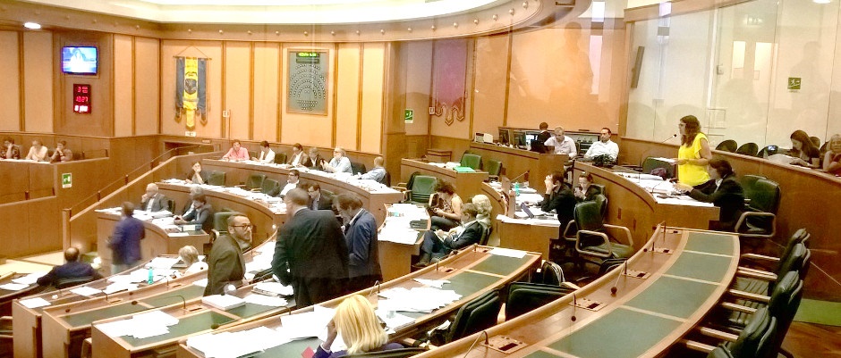 Un momento dei lavori d'Aula (foto di repertorio).