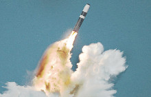 Un missile nucleare Trident.